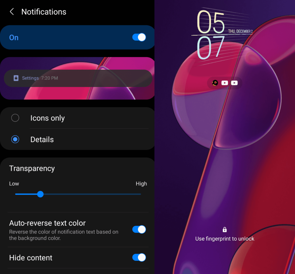 Masquer notifications écran verrouillage Samsung (Android 11) – Guide complet
