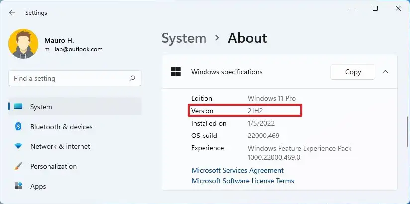 Comment vérifier la version sur Windows 11 – Que des Projet