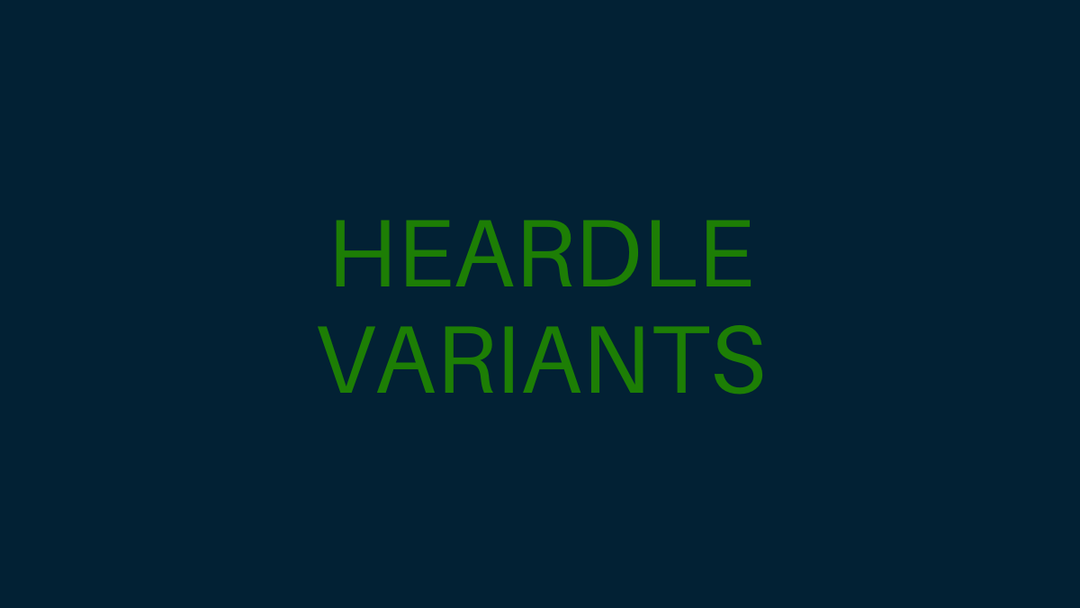 Voici une liste des variantes de Heardle auxquelles vous pouvez jouer