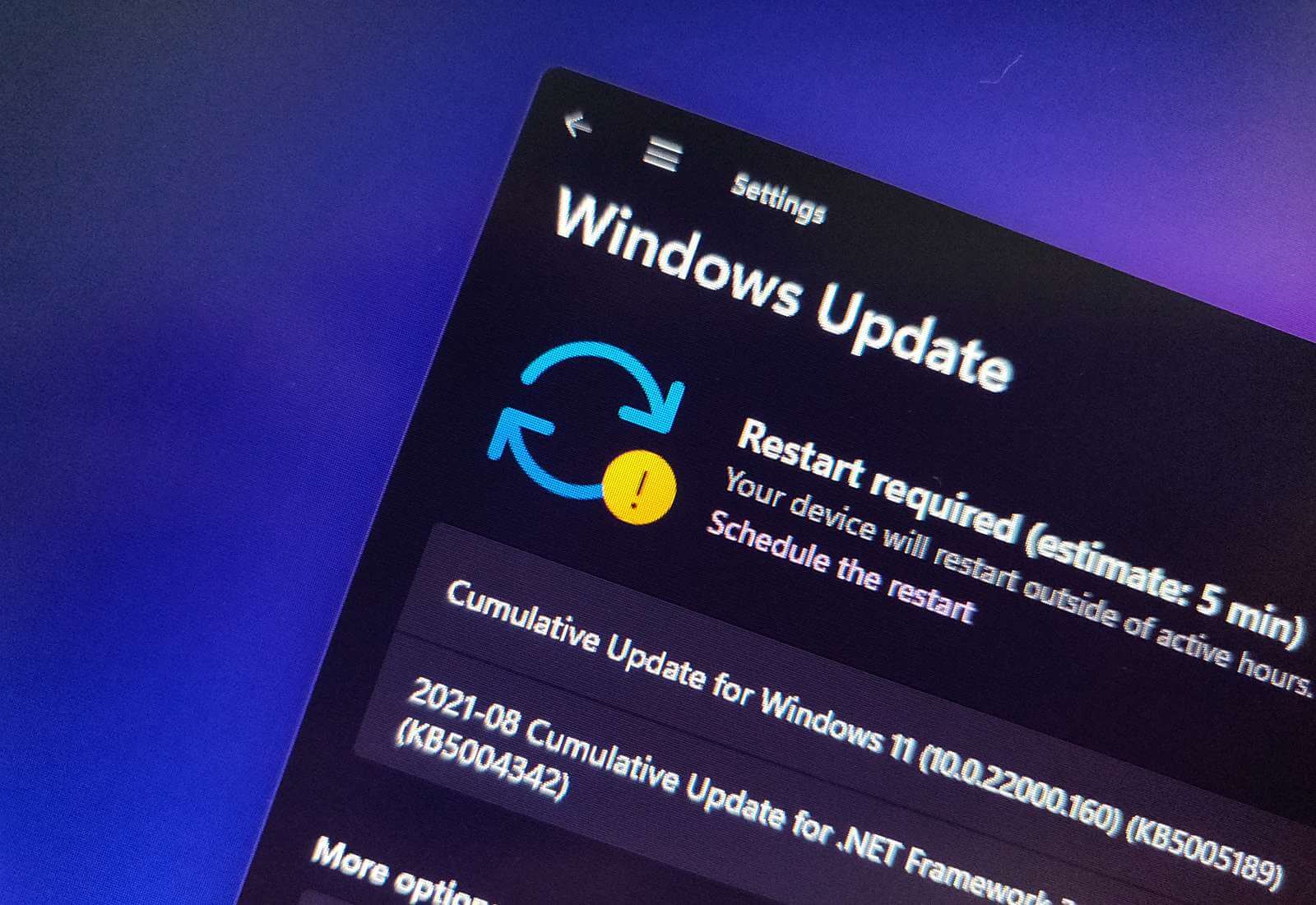 Windows 11 22H2 : la mise à jour KB5014958 est disponible !