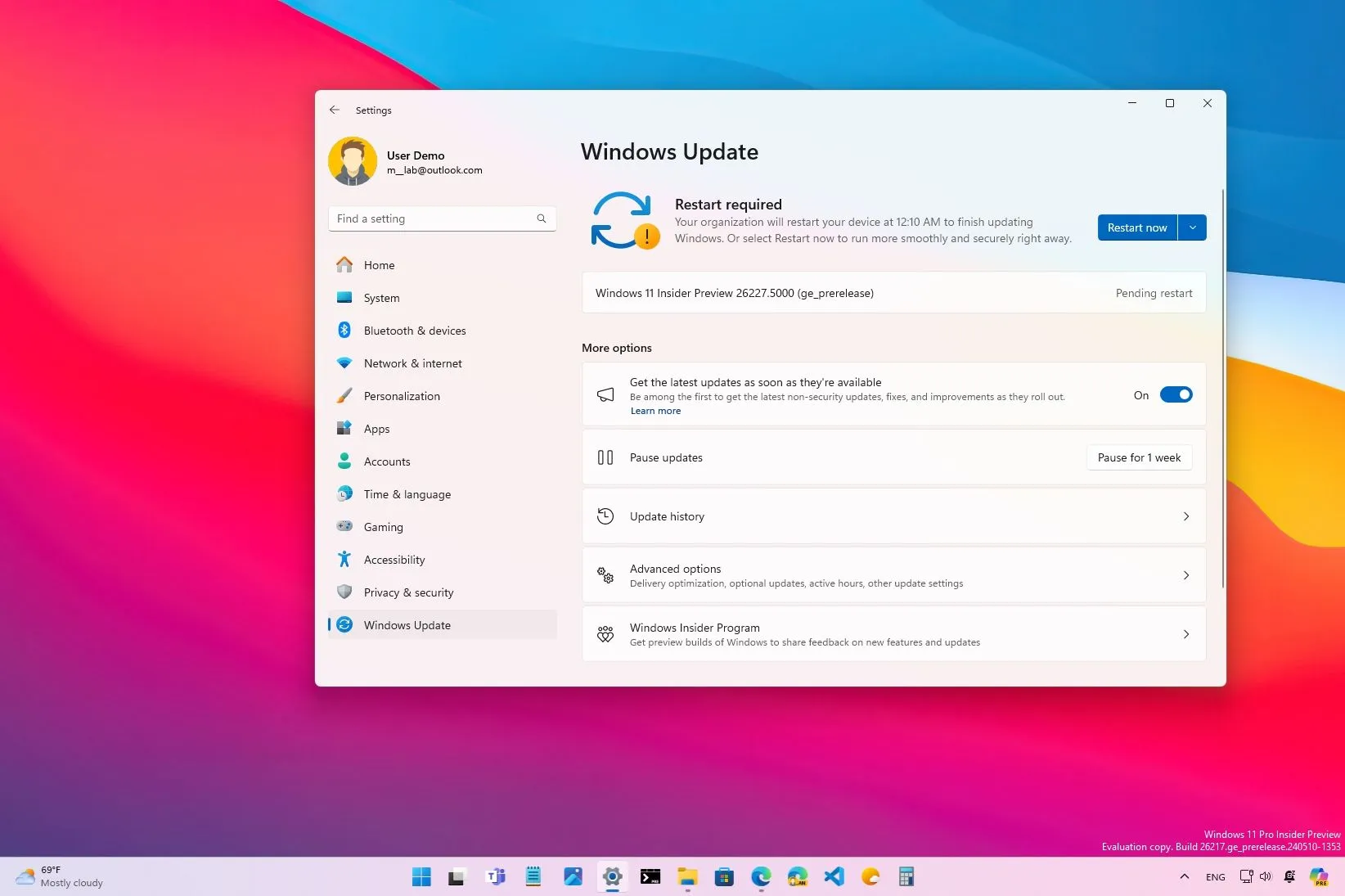 Windows 11 build 26227 fait de Copilot une application Web sans raccourci dédié