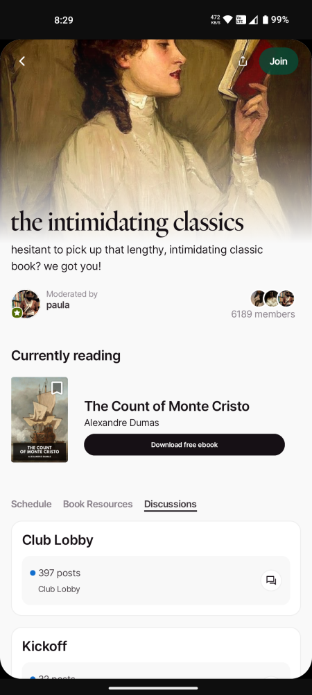 Une application de médias sociaux pour les amateurs de livres (et une alternative aux Goodreads)