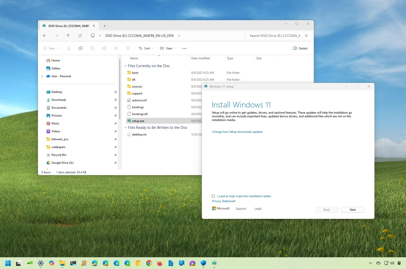Comment installer Windows 11 24H2 sans USB en utilisant ISO