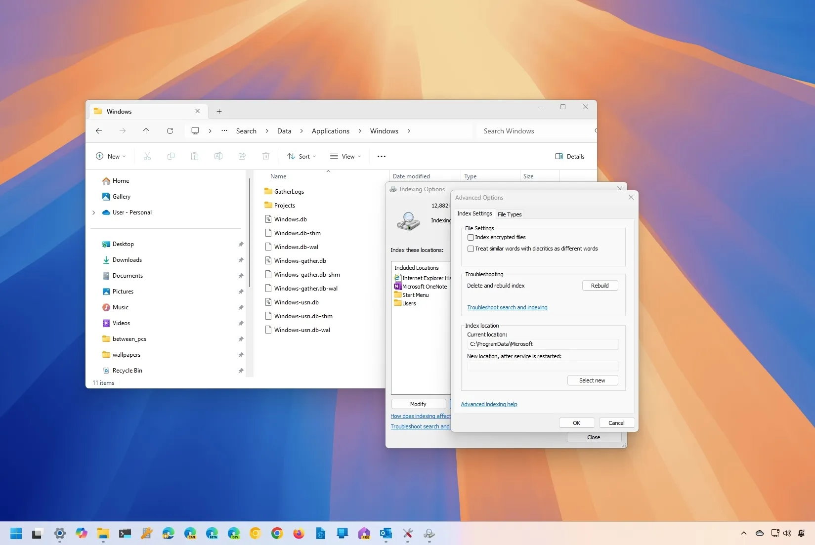 Comment réparer le grand Windows.db sur Windows 11