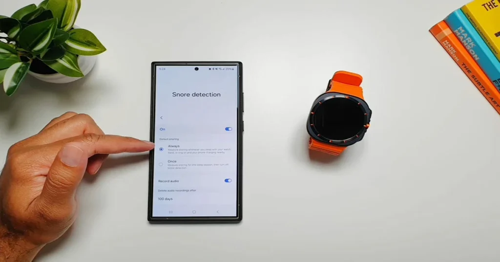 Comment activer la détection du ronflement sur la Galaxy Watch 6/7 et Ultra