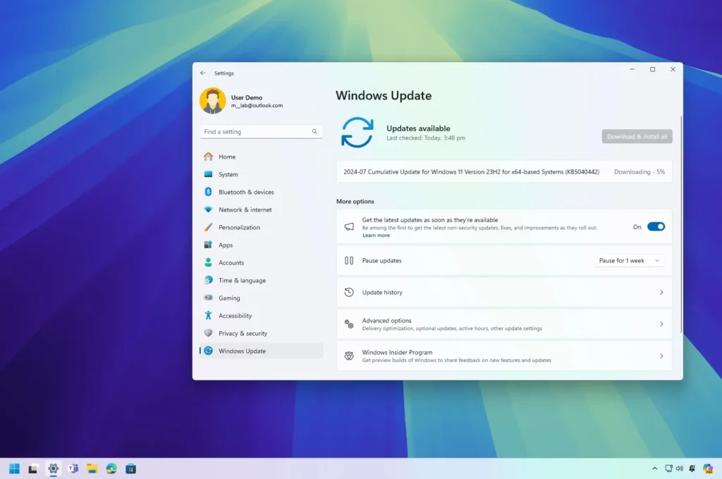 Windows 11 bénéficie de nouvelles fonctionnalités et correctifs pour la mise à jour de juillet 2024 (KB5040442)