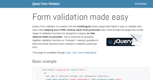 JQuery-Form-Validator 