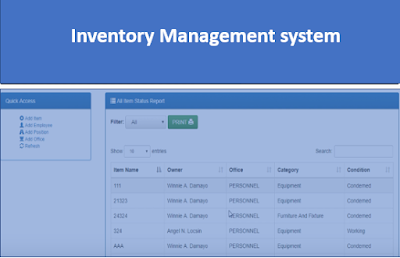 Système de gestion des stocks en ligne en PHP avec code source