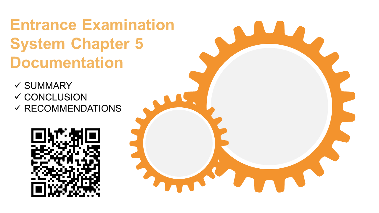 Système d'examen d'admission Chapitre 5 Documentation