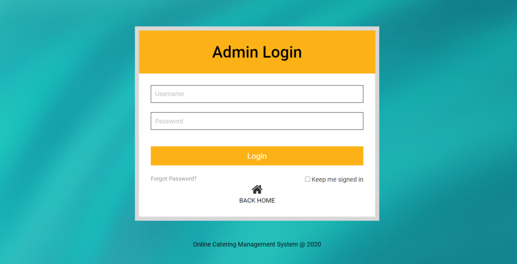 OCMS-admin-login 