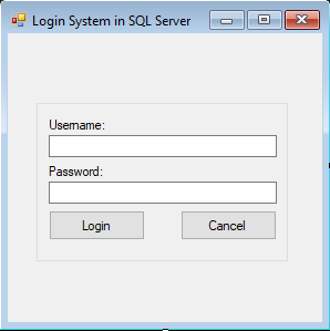 Système de connexion dans VB.NET et didacticiel SQL Server et code source - Conception de formulaires
