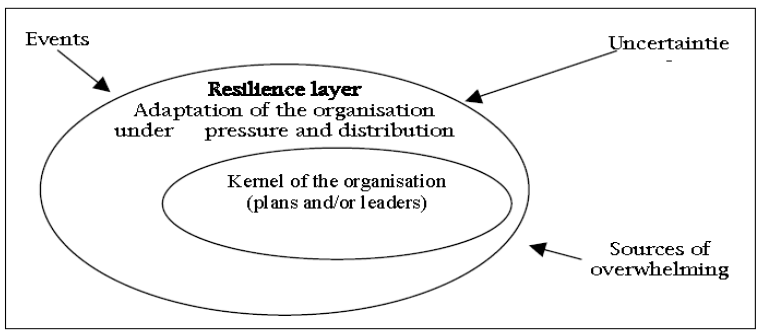 Fig 6: La couche de résilience à la crise organisationnelle