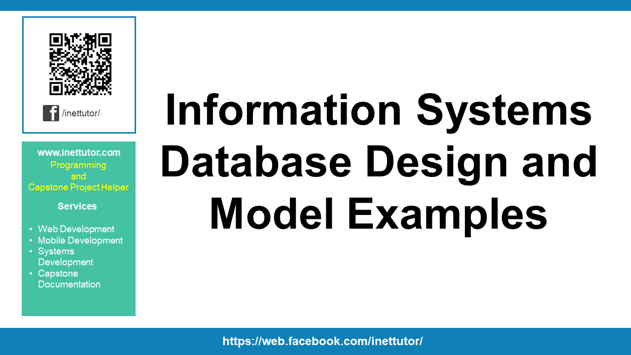 Conception de bases de données de systèmes d'information et exemples de modèles
