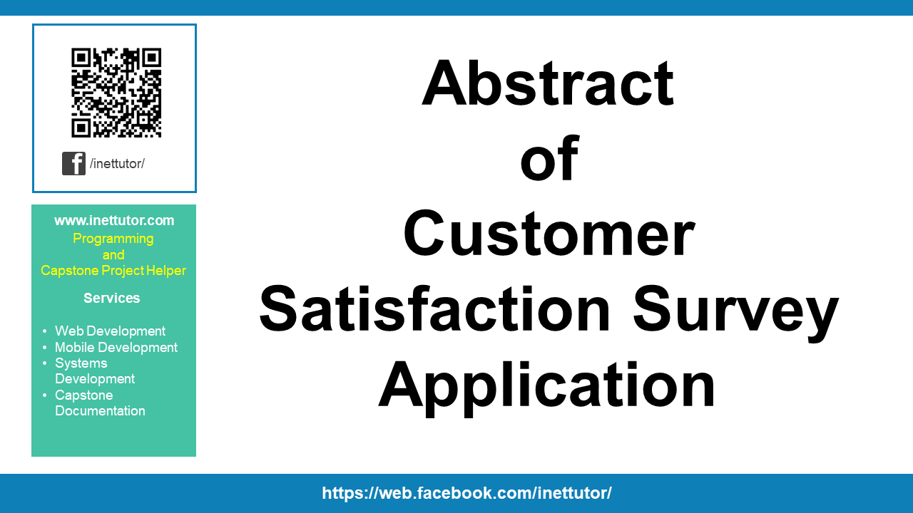 Résumé de l'application d'enquête de satisfaction client