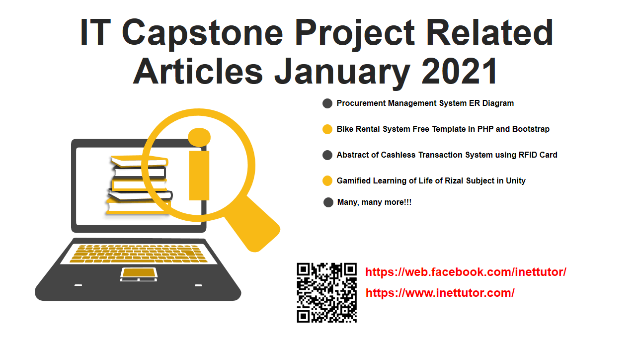 Articles connexes sur le projet Capstone IT Janvier 2021