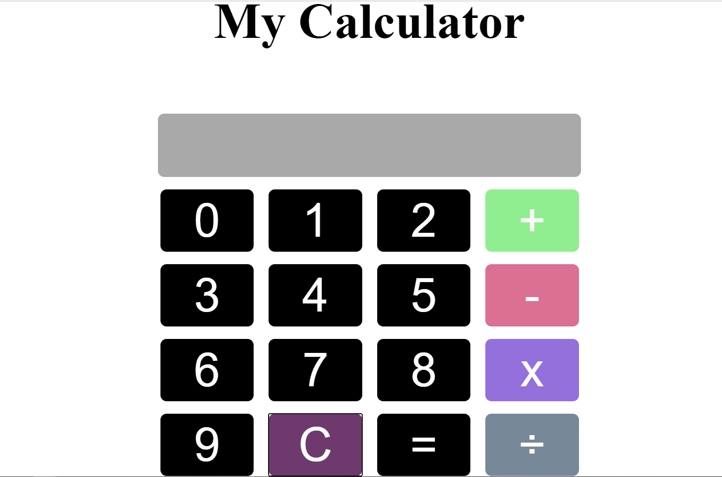 Calculatrice fonctionnelle en JavaScript avec code source