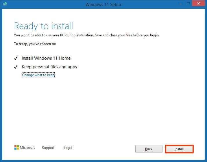 Installation de Windows 8.1 à 11