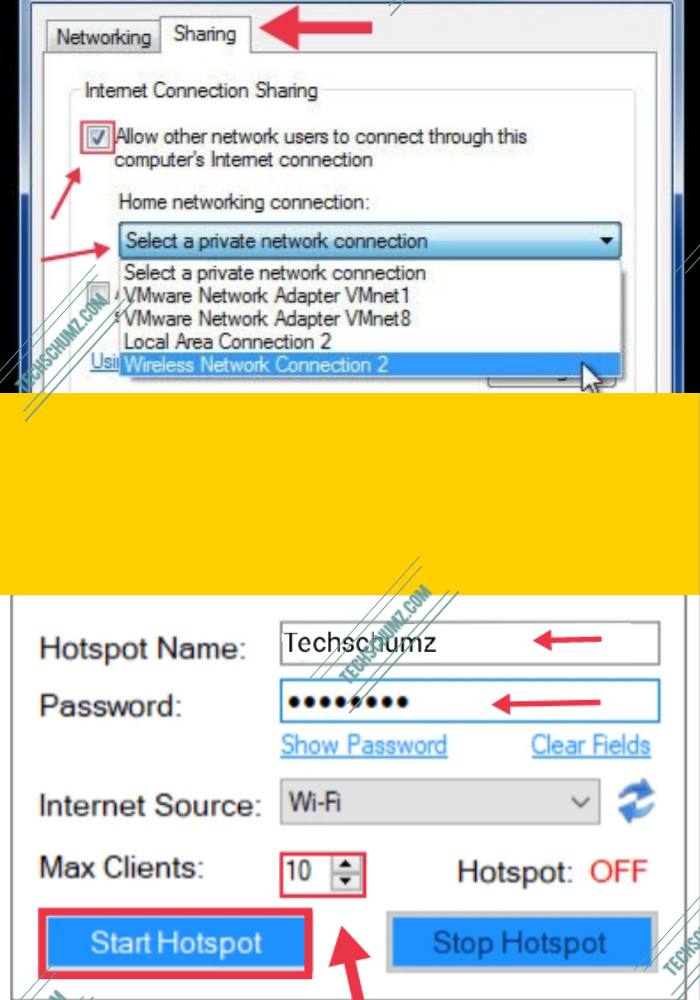 Faire d'un PC Windows 11 un hotspot WiFi via mHotspot