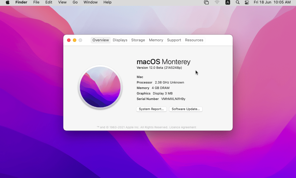 Comment installer macOS Monterey sur VirtualBox sous Windows 10 et 11