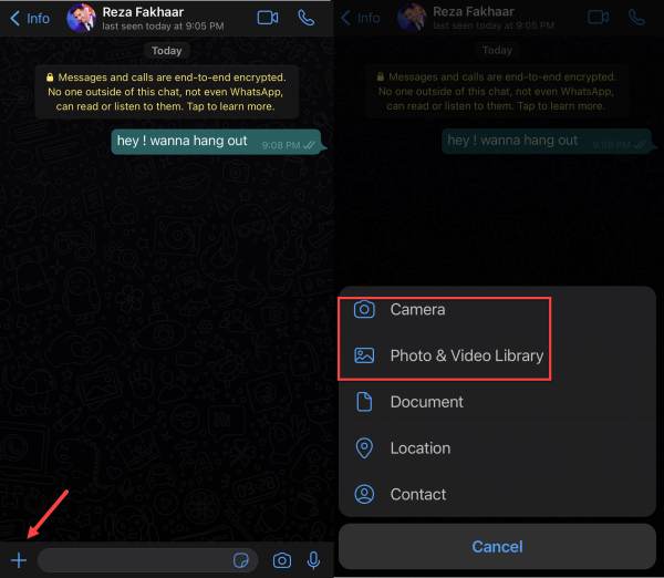 Comment envoyer une photo sur WhatsApp (Android et iPhone)