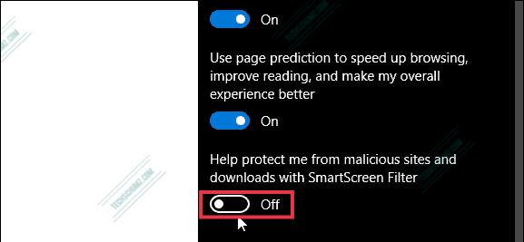 Désactiver SmartScreen pour Microsoft Edge sur Windows 11
