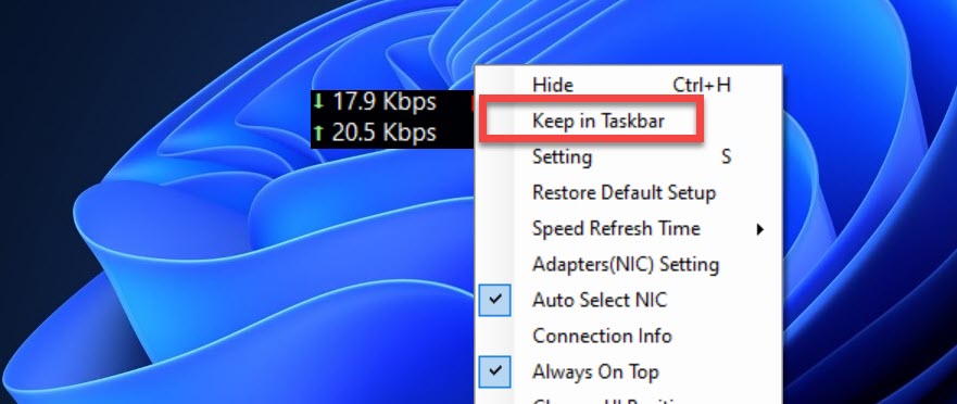 Comment activer facilement le compteur de vitesse Internet dans la barre des tâches de Windows 11