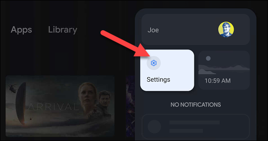 Menu rapide - Conseils Google TV