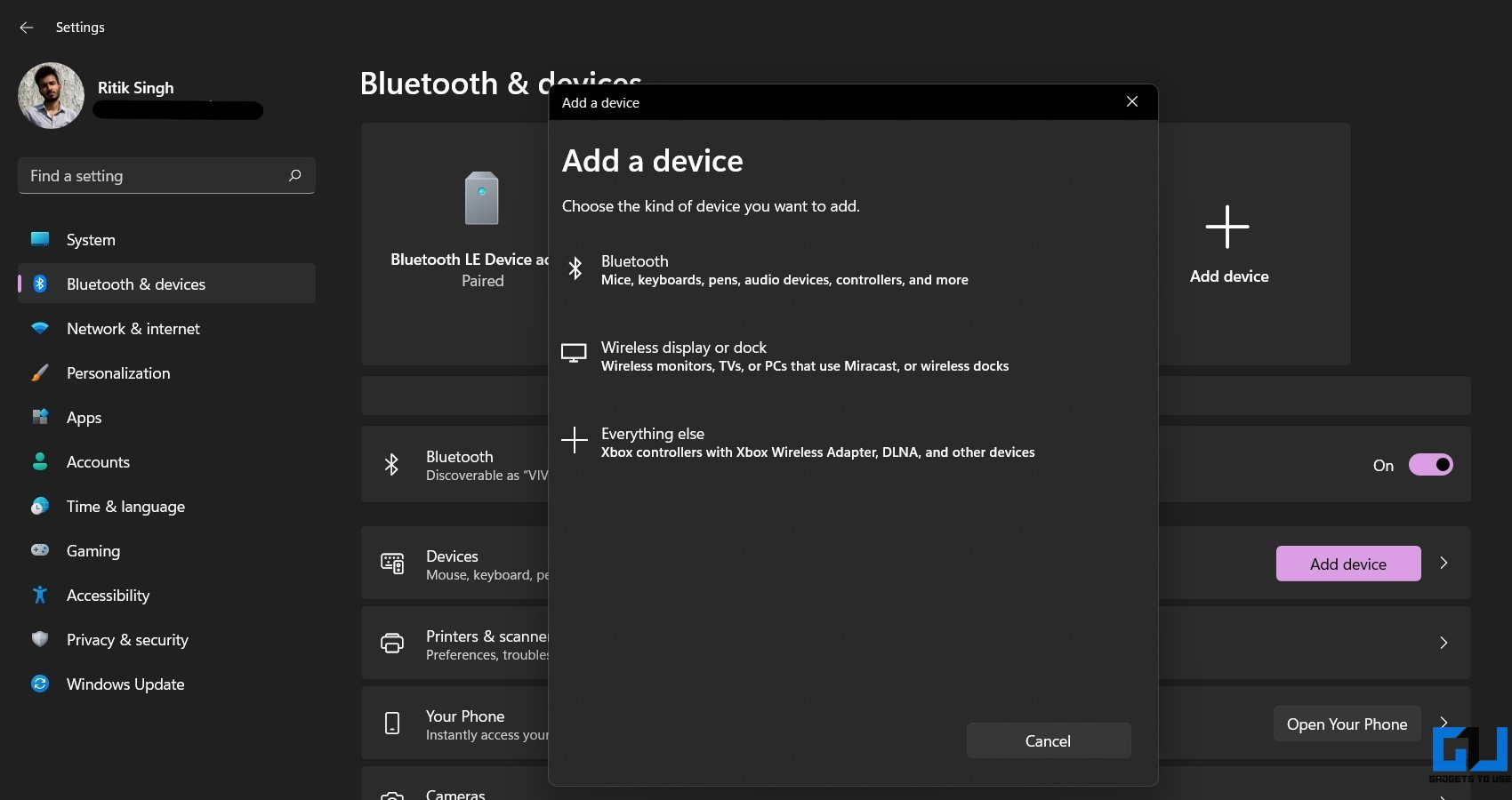 Réparer Windows 11 Bluetooth ne fonctionne pas