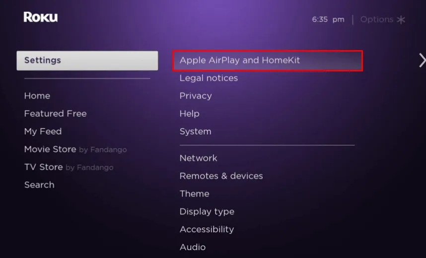 Apple AirPlay et HomeKit