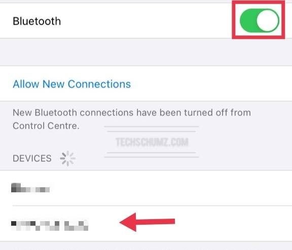 Activer Bluetooth et coupler les écouteurs TOZO avec un iPhone