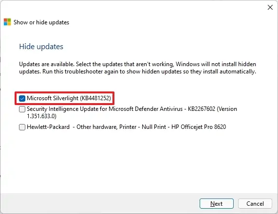Mise à jour Windows 11 bloquée