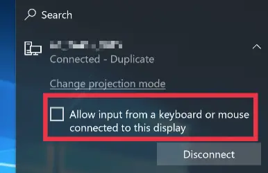 Autoriser la saisie à partir d'un clavier ou d'une souris connecté à cet écran