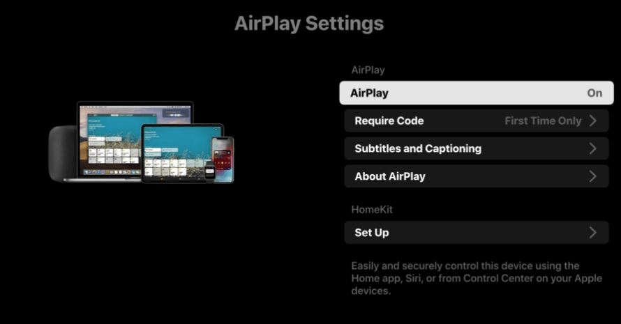 Activer AirPlay sur Roku