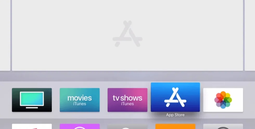 Magasin d'applications Apple TV 