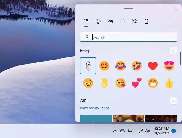 Windows 11 22H2 nouveaux emojis