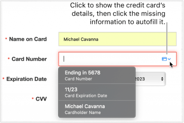 Carte de crédit porte-clés iCloud