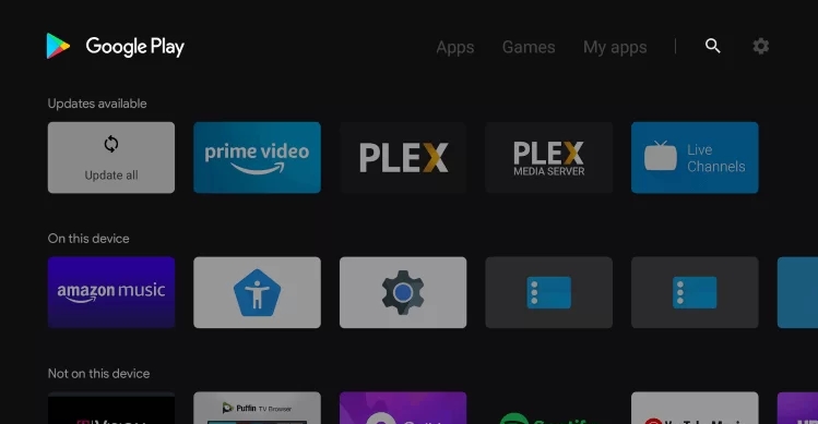Rechercher Hulu sur Android TV
