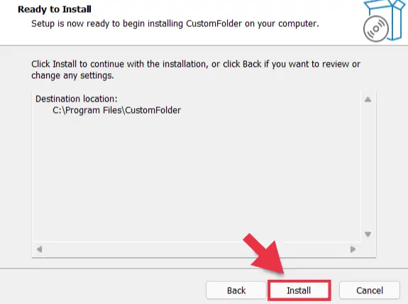 Installer CustomFolder sur Windows 11