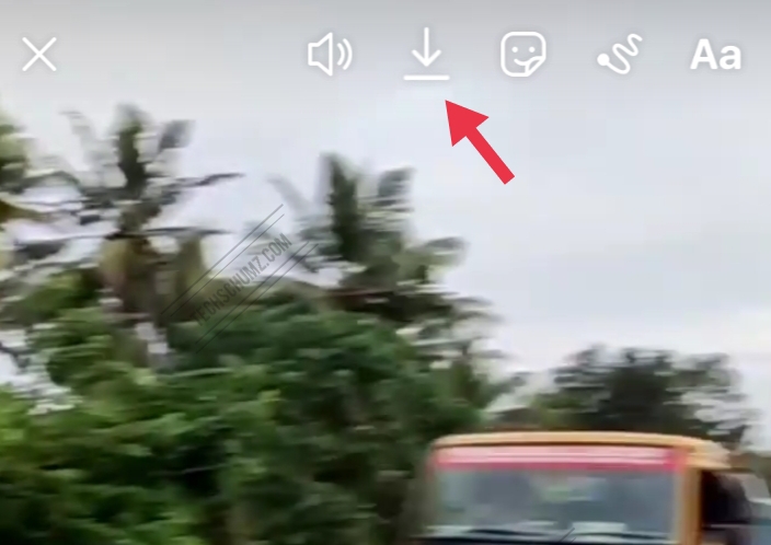 Cliquez sur le bouton de téléchargement en haut 