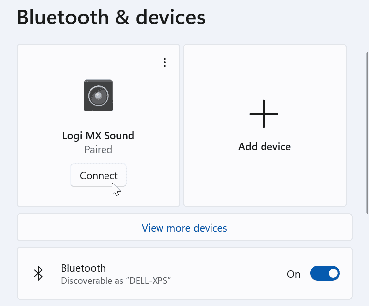 Connecter un appareil Bluetooth