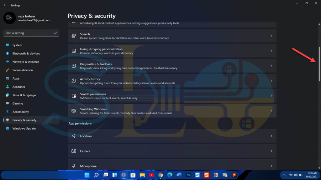 Windows 11 : Toujours afficher les barres de défilement