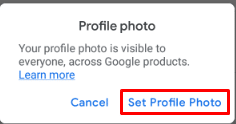 Définir la photo de profil - Comment changer la photo de profil sur Gmail