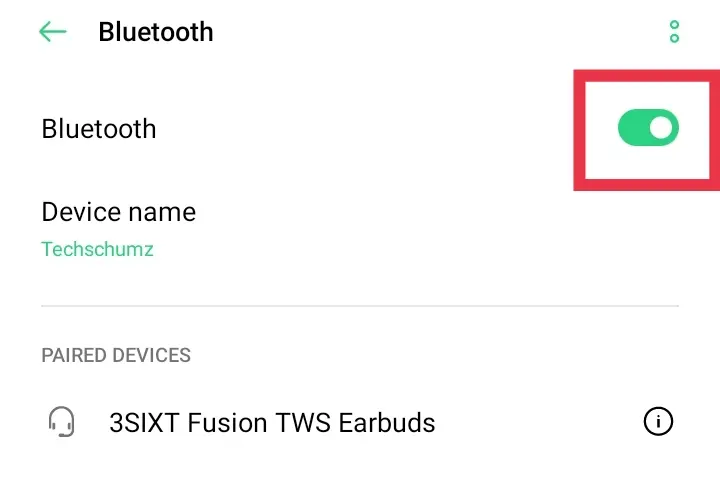 Activez le Bluetooth sur votre téléphone Android