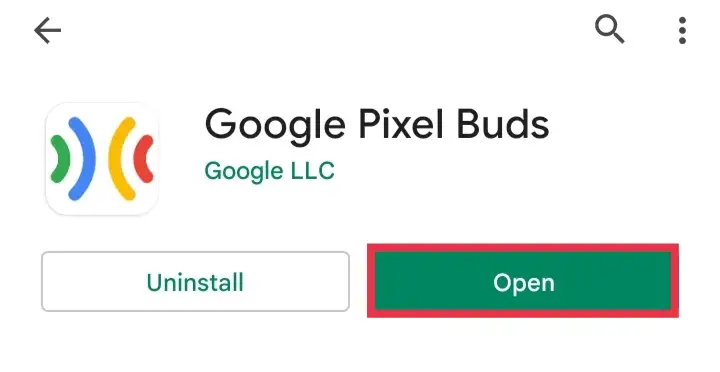 Ouvrez l'application Google Pixel Buds