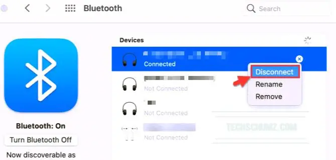 Déconnecter les Google Pixel Buds de MacBook et Mac