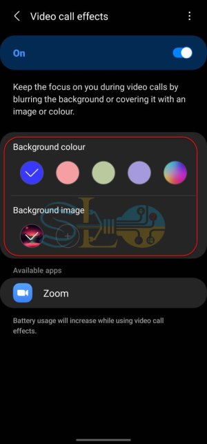 Comment activer et utiliser les effets d'appel vidéo sur Samsung Galaxy (Android 11)