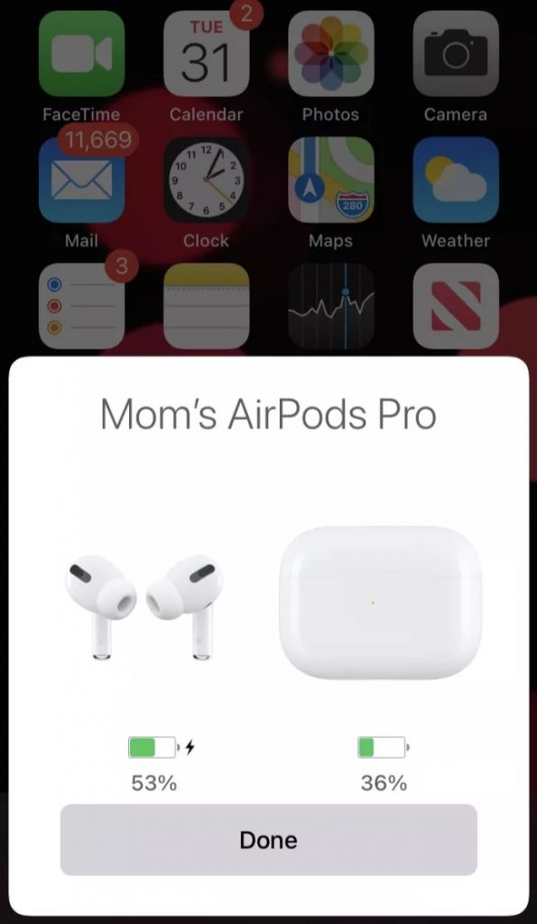 Connecter les AirPod à l'iPhone