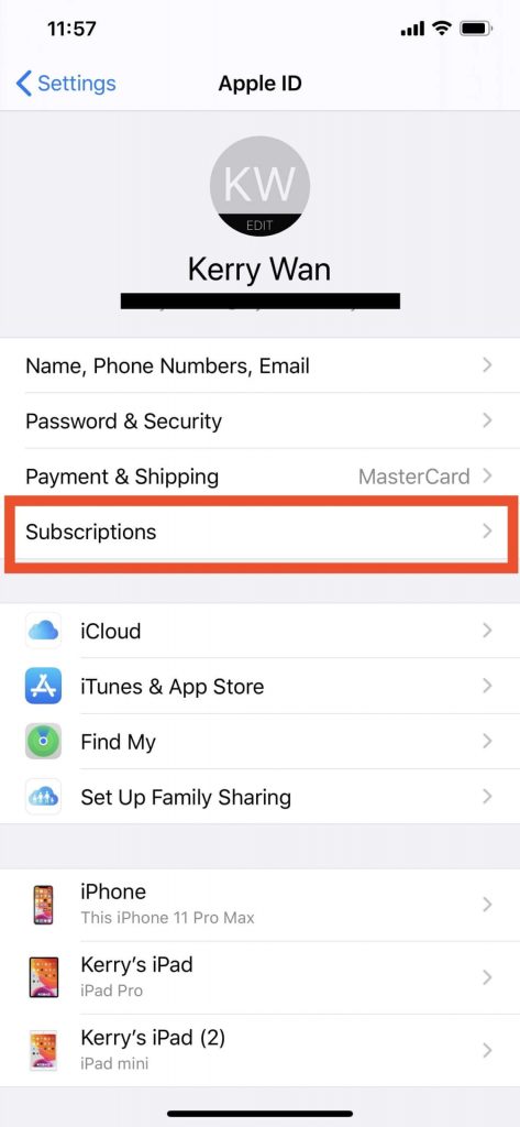 Annuler l'abonnement Paramount+ sur iPhone/iPad
