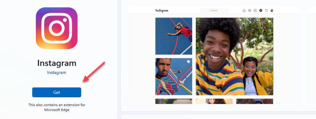 Obtenez Instagram sur Windows 11 depuis le Microsoft Store