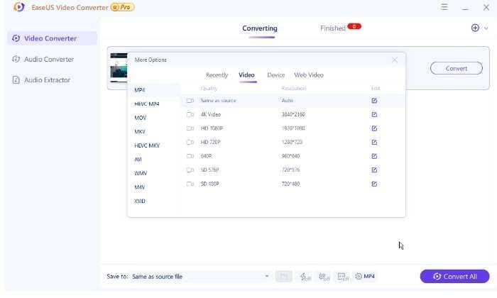 Comment utiliser un convertisseur vidéo EaseUS 3